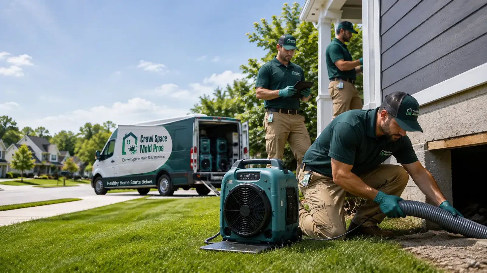 Crawl Space Mold Removal in Brandon, SD